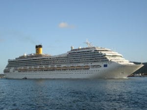 Turista austríaca morre a bordo do Costa Mágica