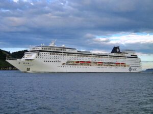 Navio Tricolor, o MSC Armonia