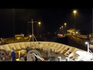 Vídeo: Ocean Dream cruzando o Canal do Panamá.