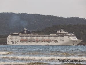 MSC Lirica retorna a Santos depois de cinco anos, acompanhado do Empress