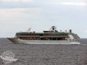 A despedida do Splendour of the Seas