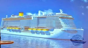 Costa Smeralda é o nome de novo navio da Costa Crociere