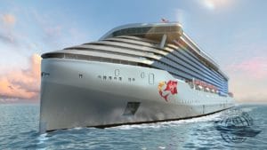Primeiras imagens dos novos navios da Virgin Voyages