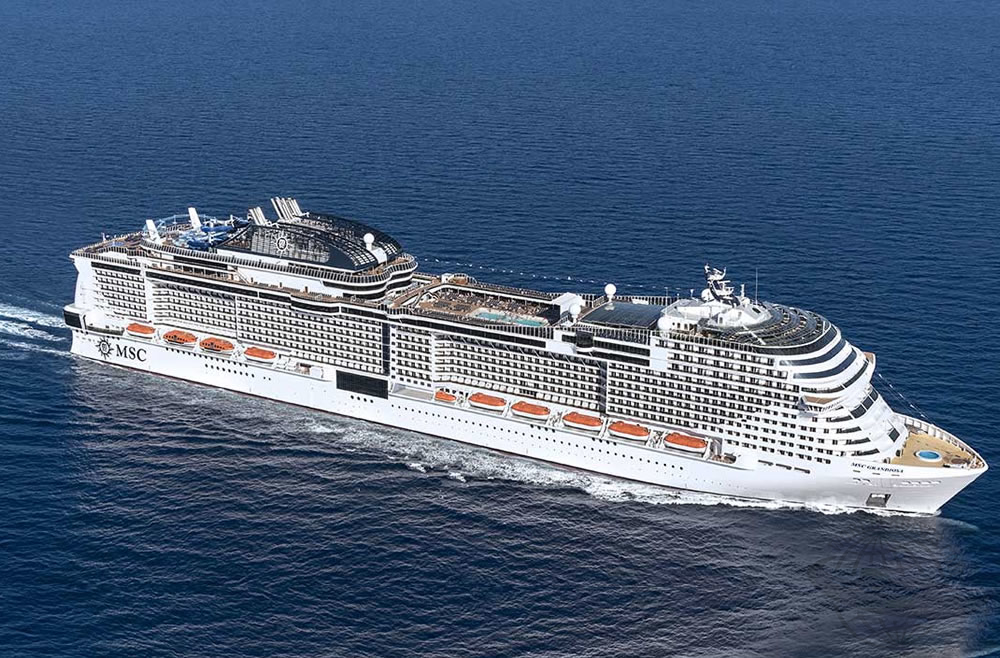maiores navios de cruzeiro no Brasil