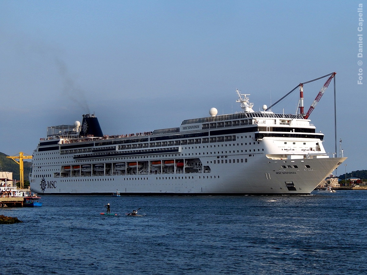 Após troca de navios, MSC Sinfonia oferecerá novo mini-cruzeiro a partir de Santos