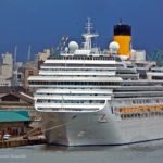 nova passarela Porto de Santos cruzeiros