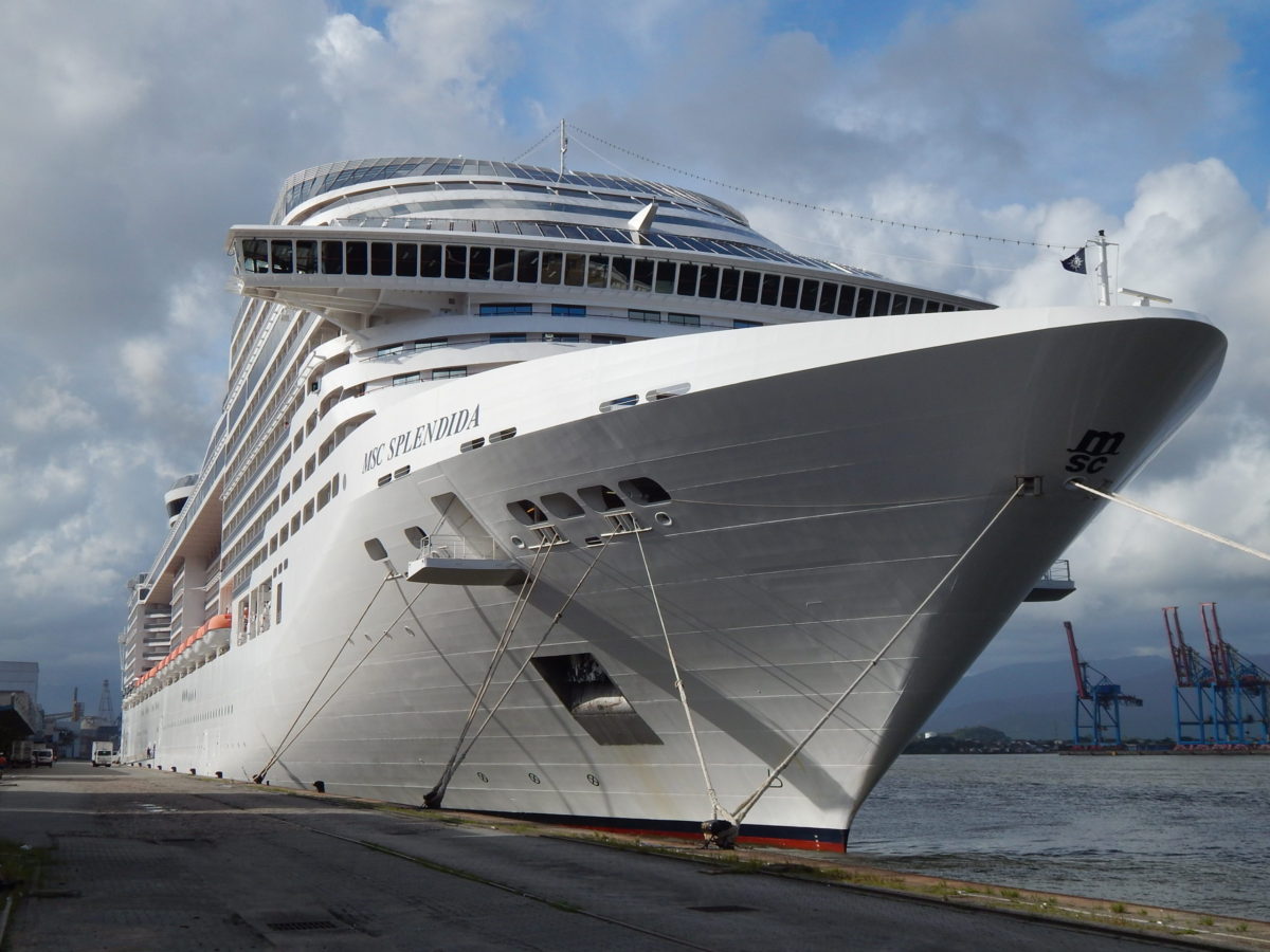 MSC Splendida travessia