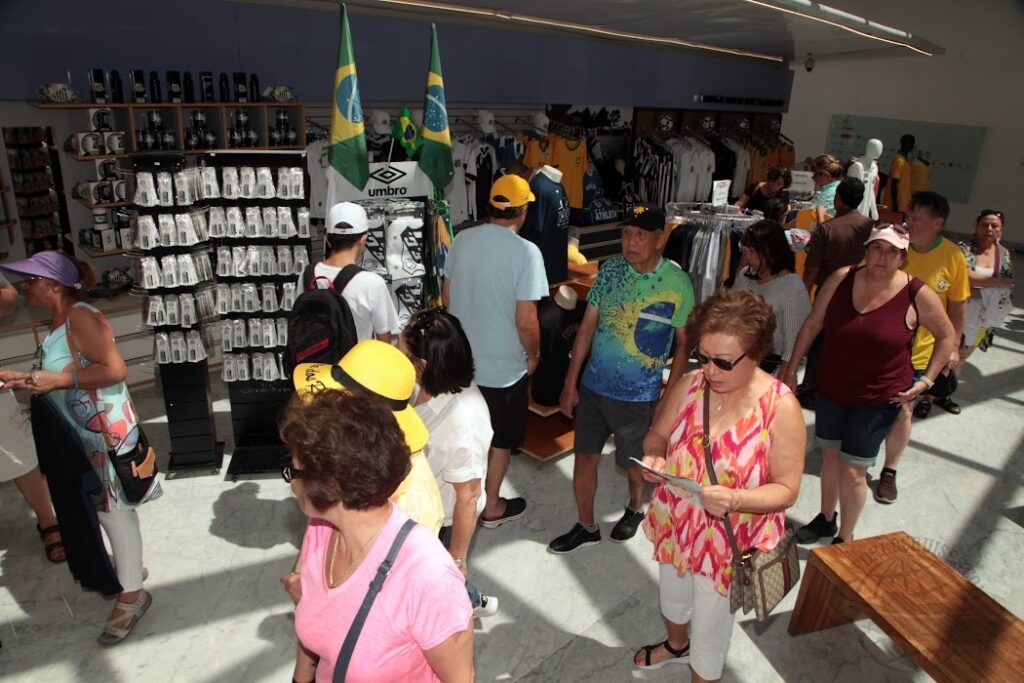 turistas de cruzeiro Santos