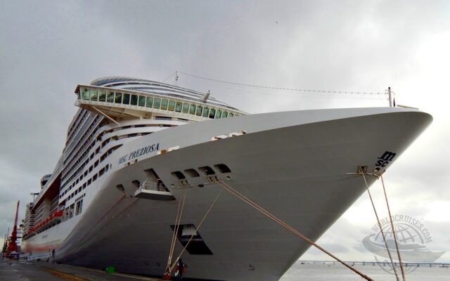 atraso MSC Preziosa Salvador