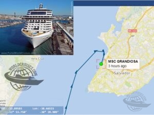 localização de navios de cruzeiro em tempo real