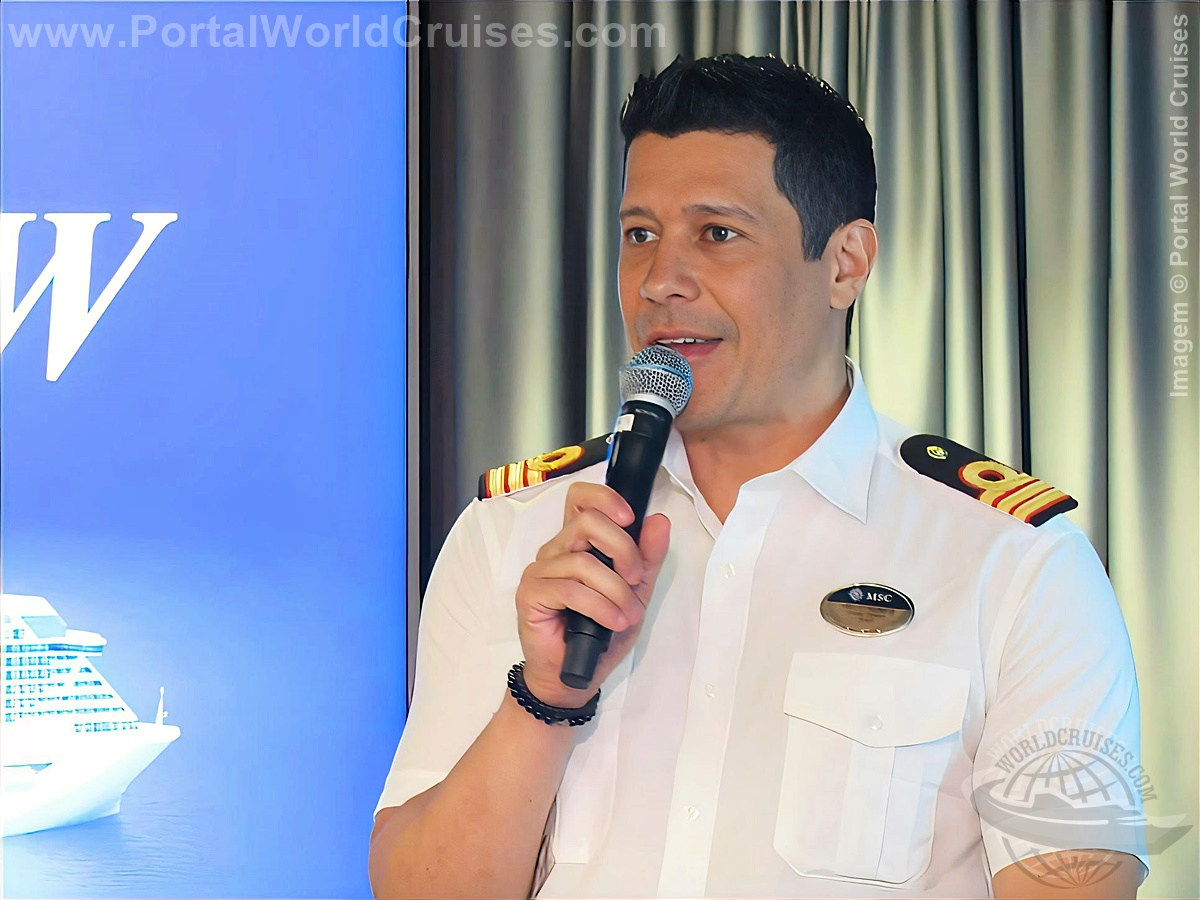 diretor de cruzeiros MSC Seaview