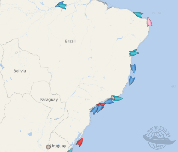 navios de cruzeiro no Brasil