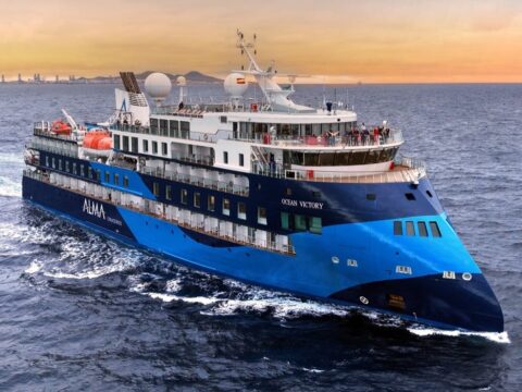 Alma Cruceros navio apreendido