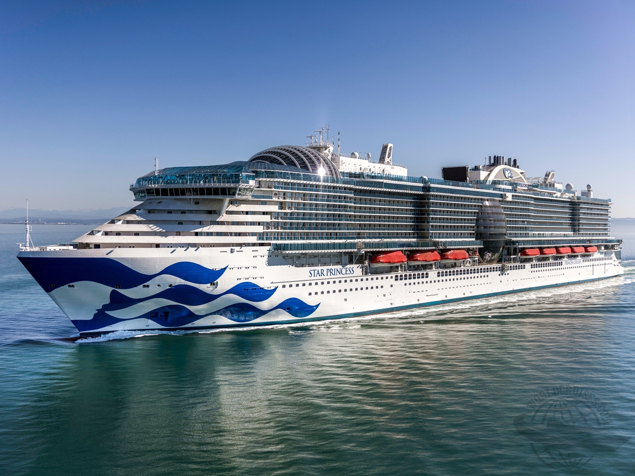 Star Princess testes de mar