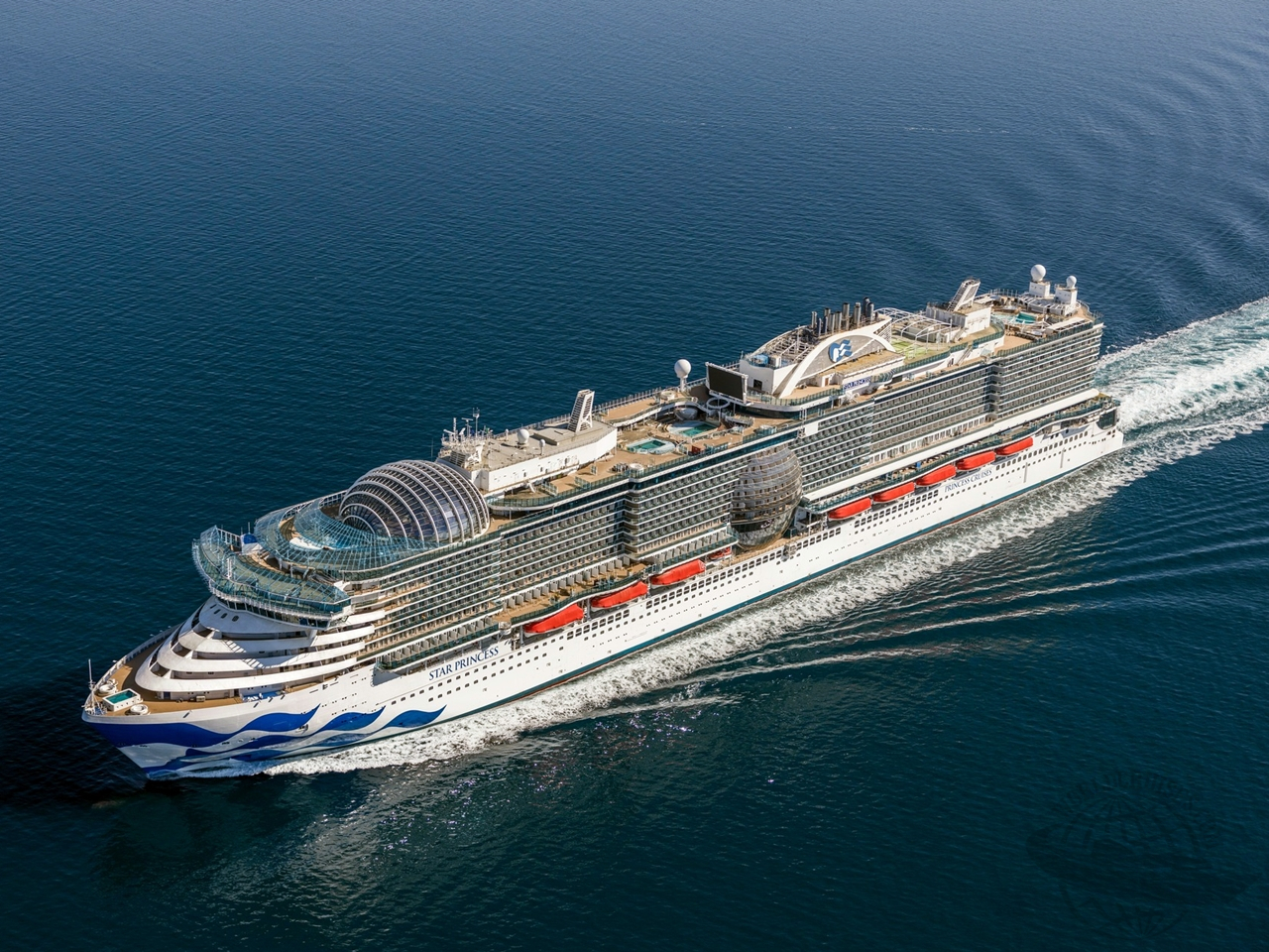 Star Princess testes de mar
