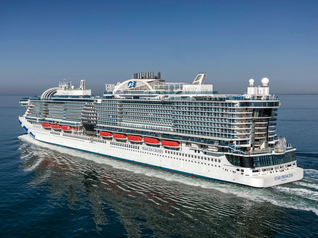 Star Princess testes de mar