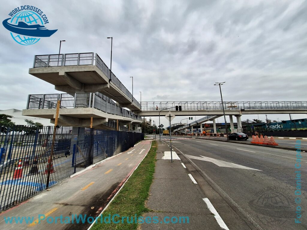 nova passarela Porto de Santos Concais