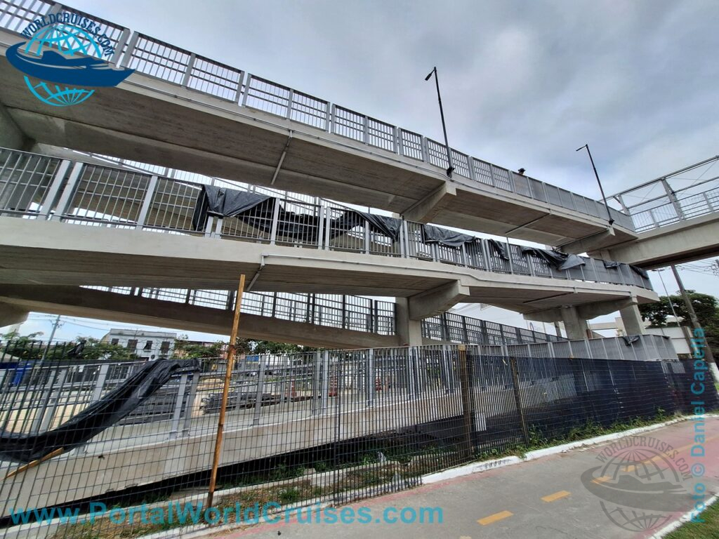 nova passarela Porto de Santos Concais