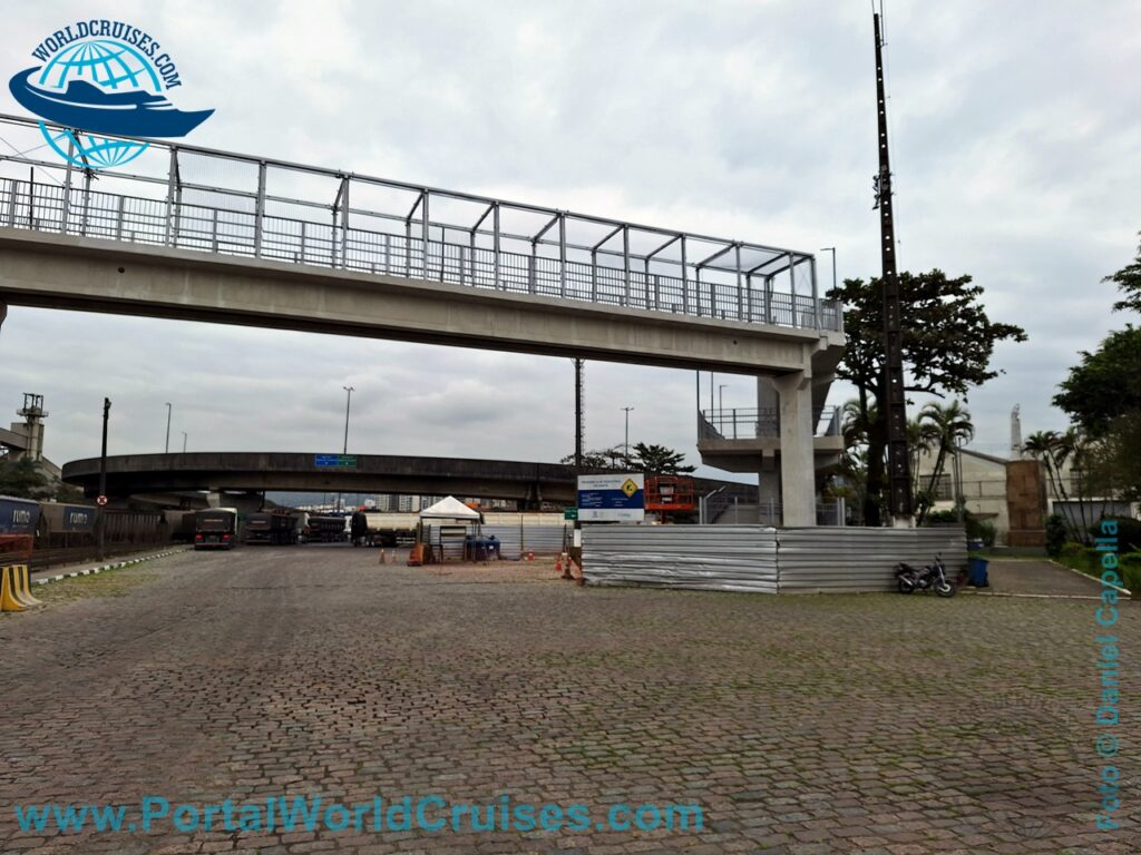nova passarela Porto de Santos Concais