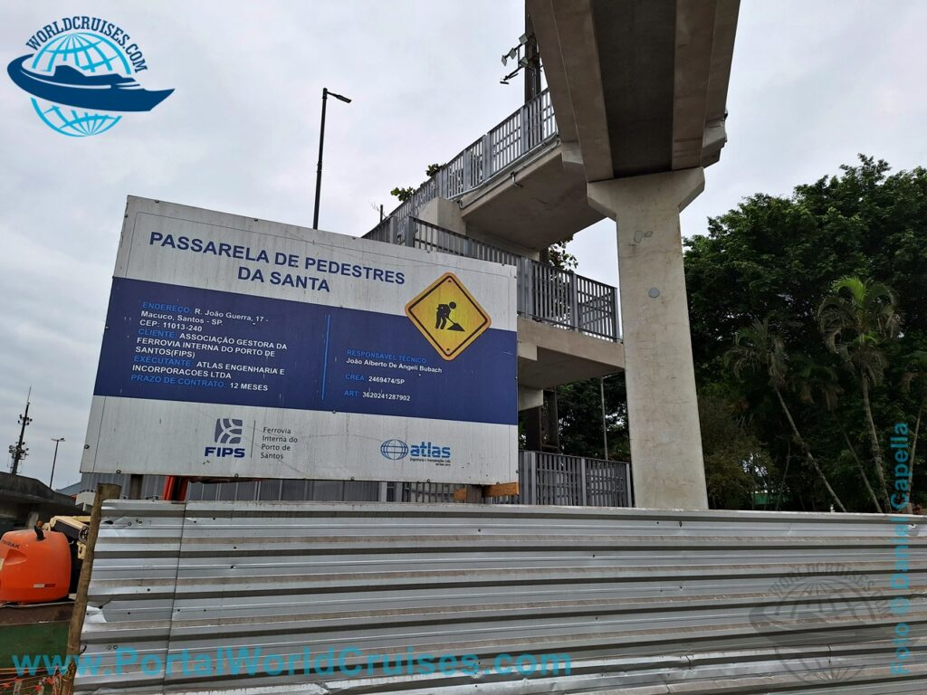 nova passarela Porto de Santos Concais