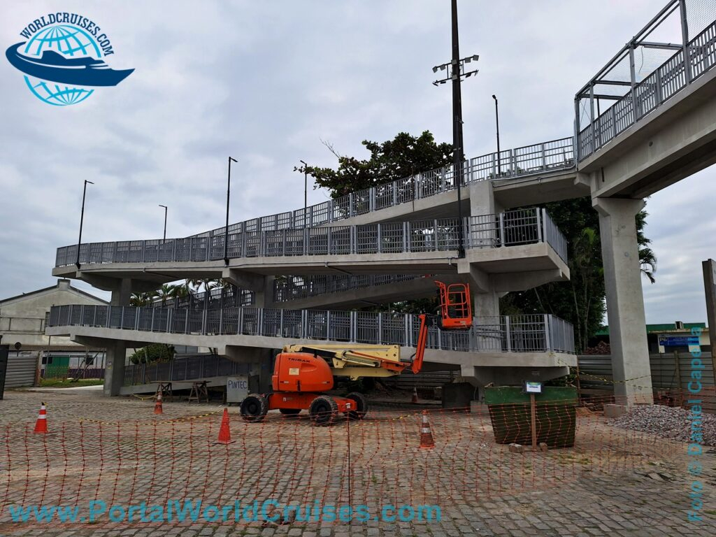 nova passarela Porto de Santos Concais