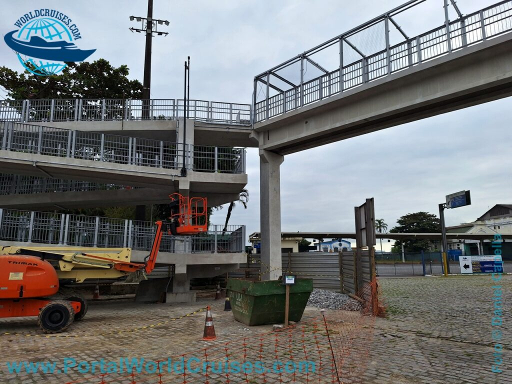nova passarela Porto de Santos Concais