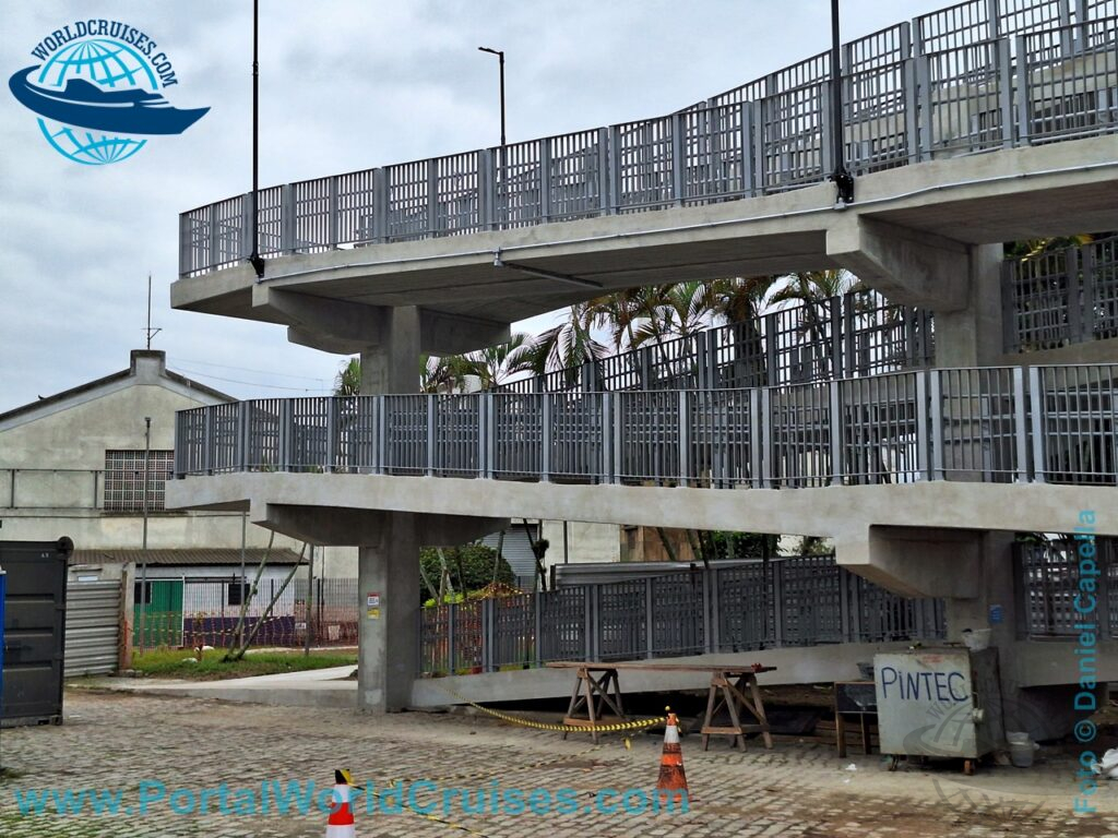 nova passarela Porto de Santos Concais