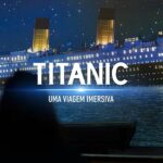 exposição Titanic escadaria artefatos