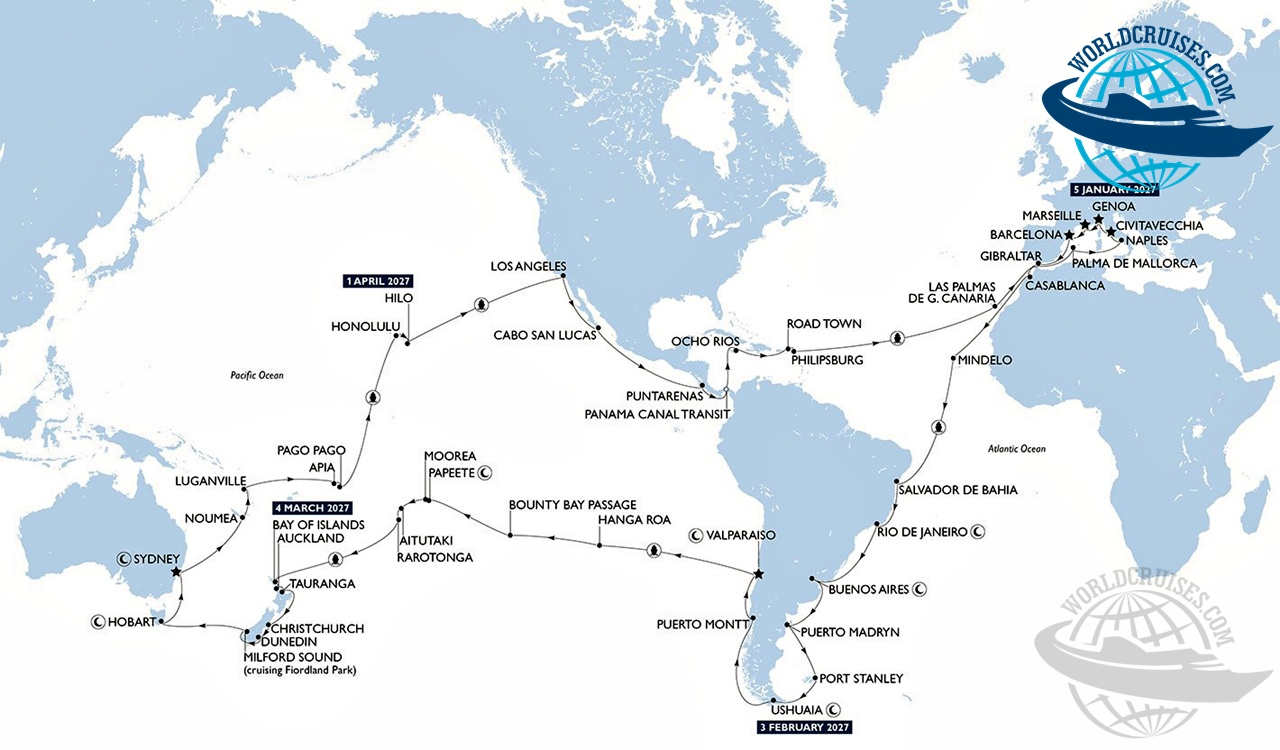 MSC Yacht Club Volta ao Mundo