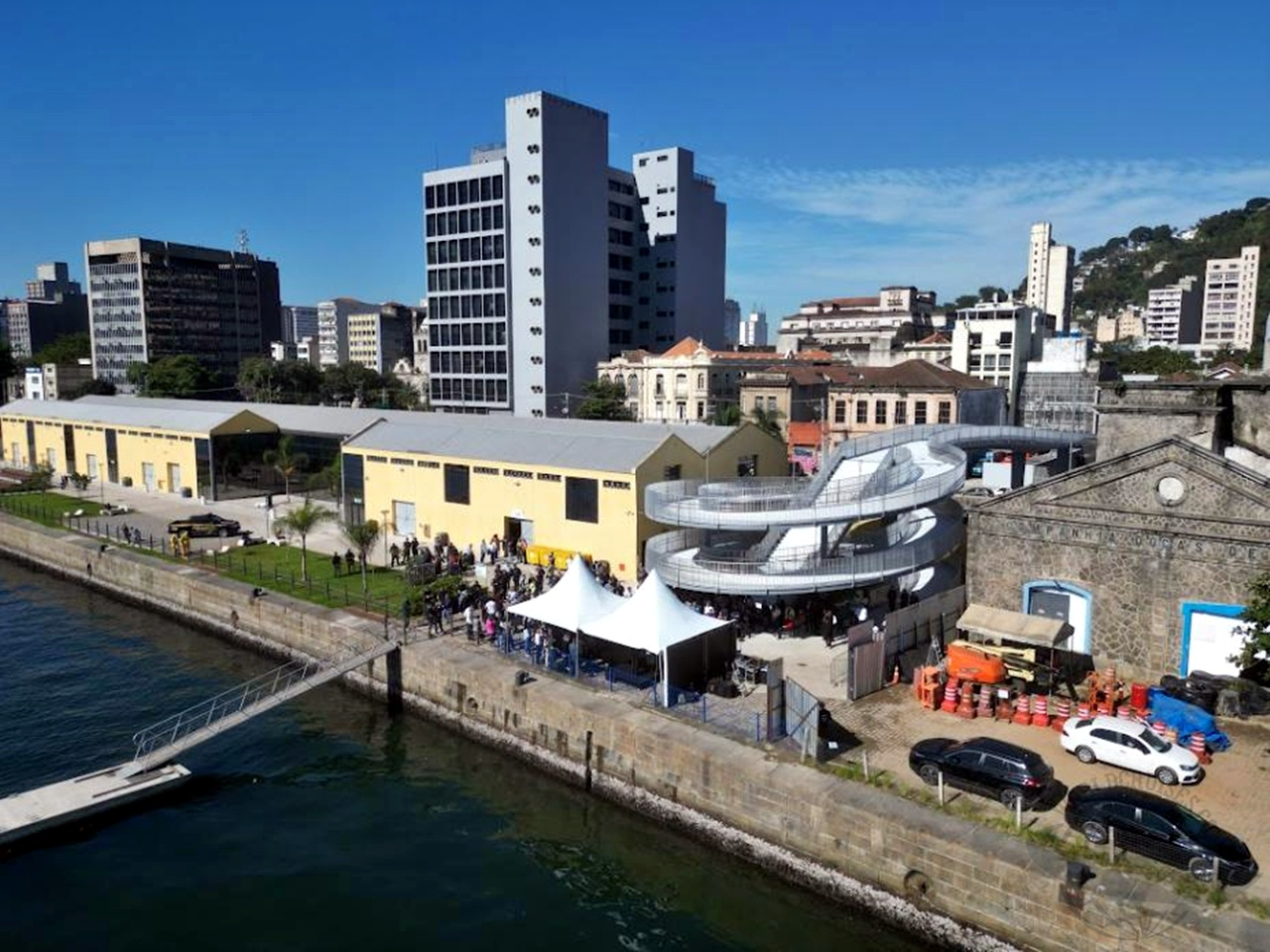 obras Parque Valongo Santos