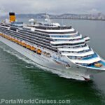 chegada Costa Favolosa Santos