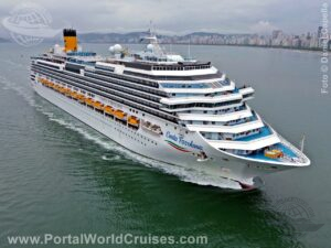 chegada Costa Favolosa Santos