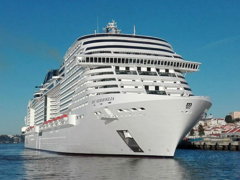 problema propulsão MSC Meraviglia