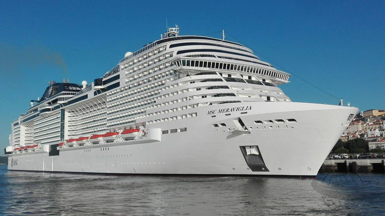 problema propulsão MSC Meraviglia