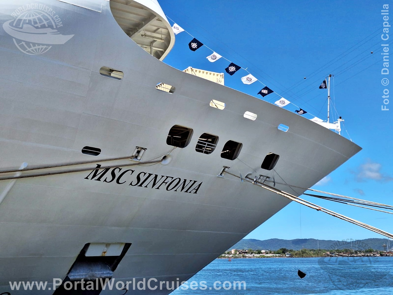 chegada MSC Sinfonia Santos
