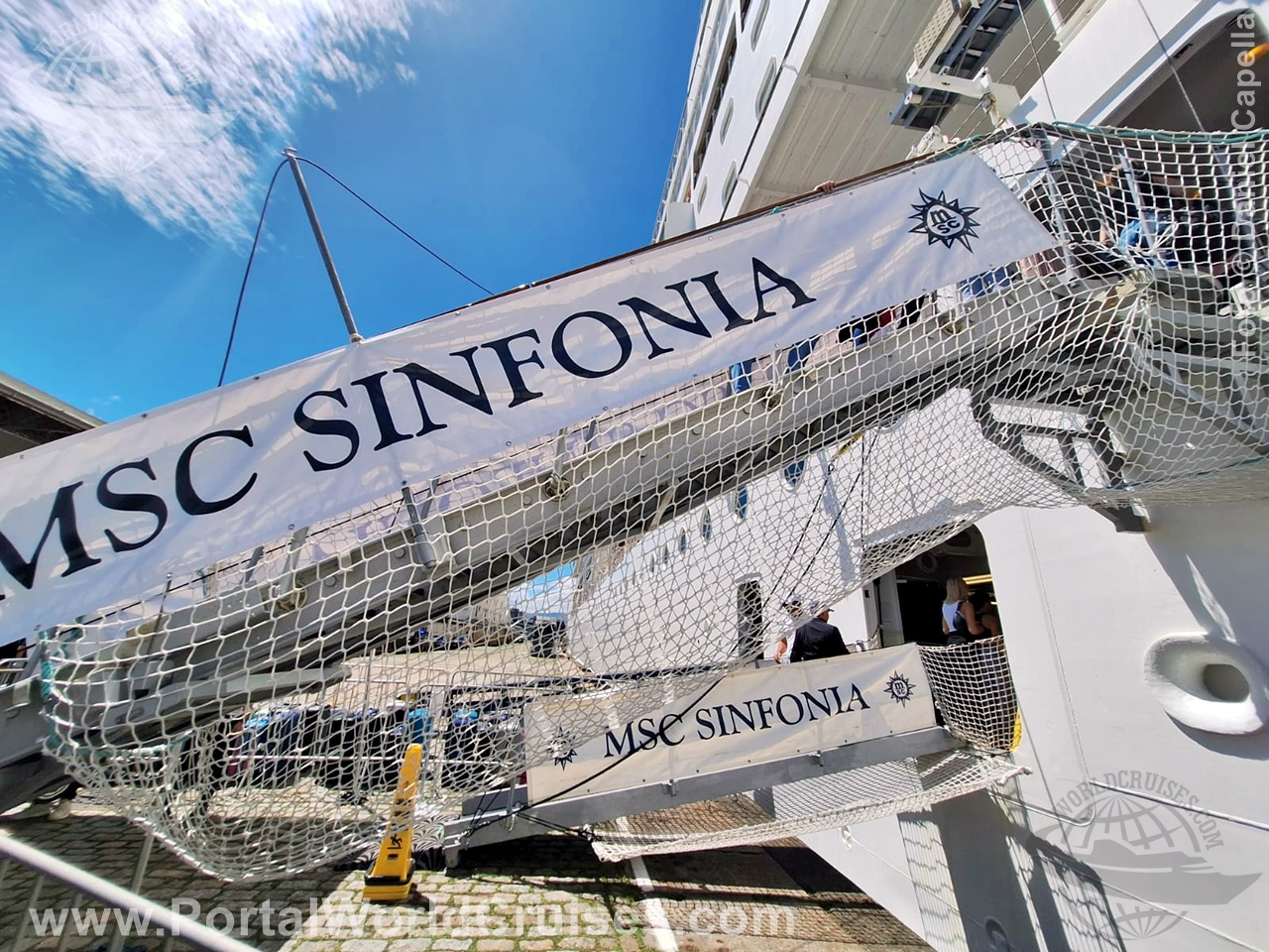 chegada MSC Sinfonia Santos