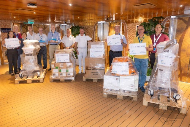 doação Costa Cruzeiros hospital Pará