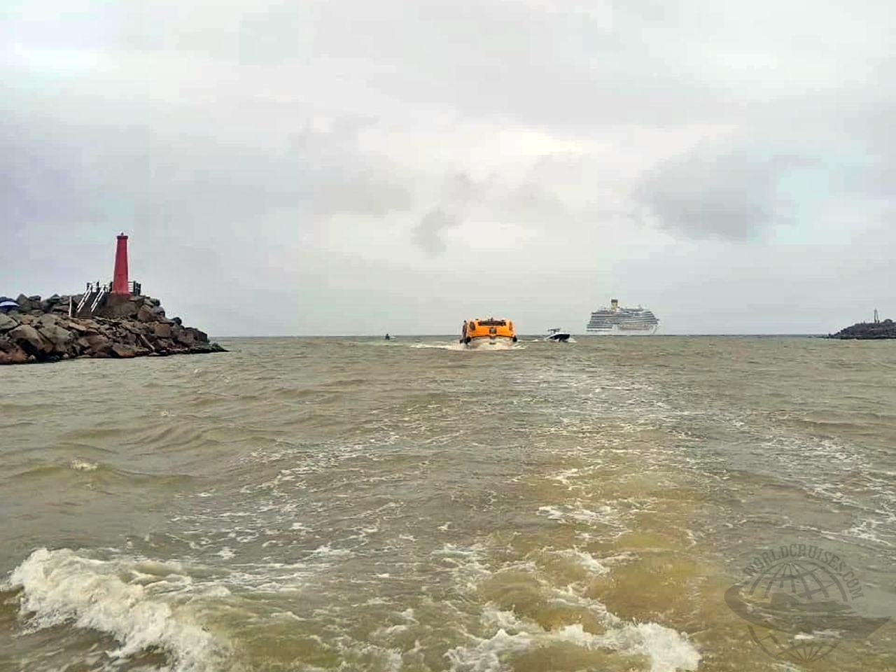 Costa Diadema emergência Laguna