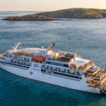 navio de cruzeiro encalhado