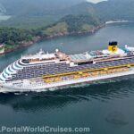 fotos drone navios Santos