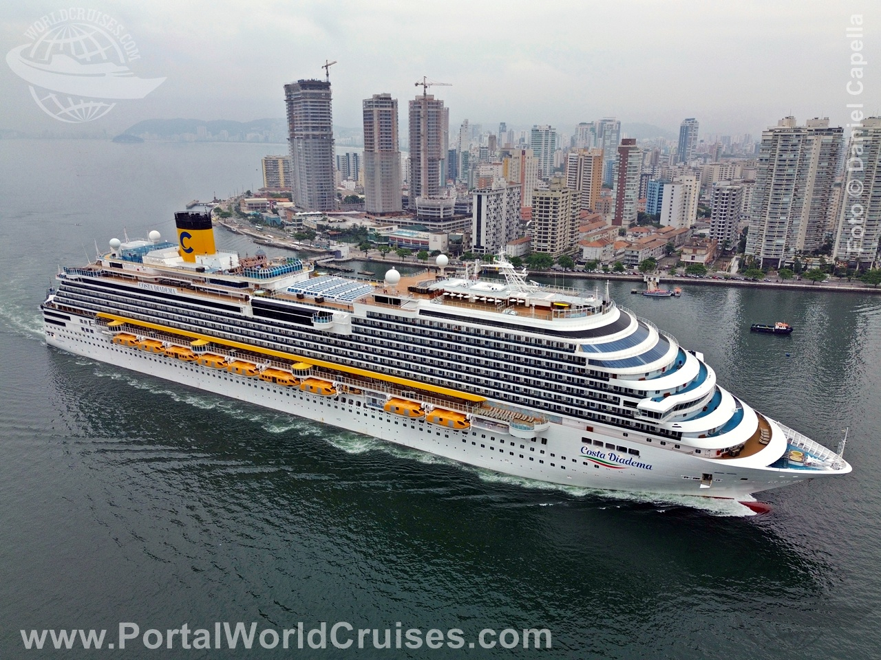 fotos drone navios Santos