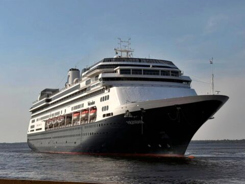 chegada navio Volendam Manaus