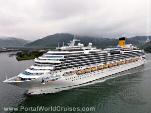 mudança rota cruzeiros mau tempo