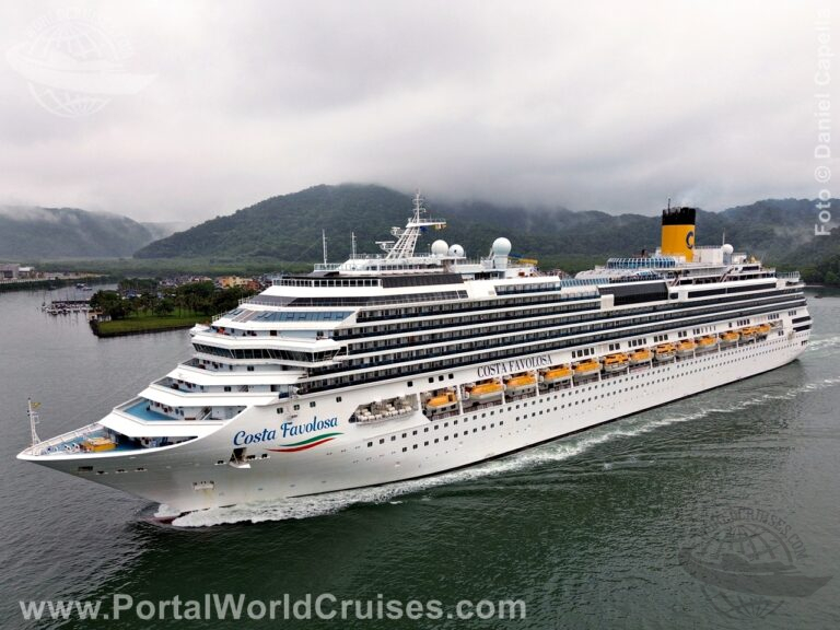 mudança rota cruzeiros mau tempo