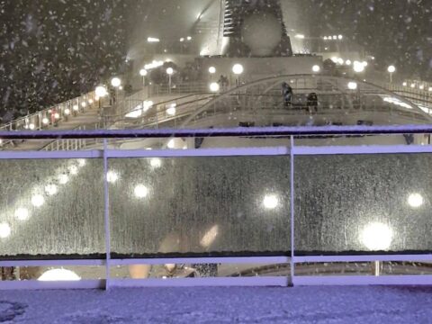 navio MSC inverno Europa