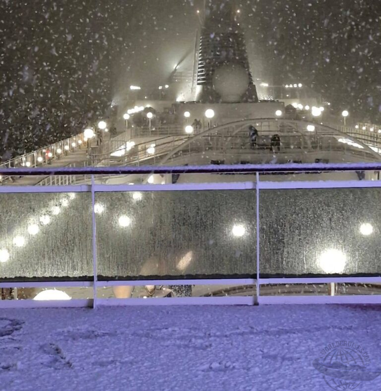 navio MSC inverno Europa