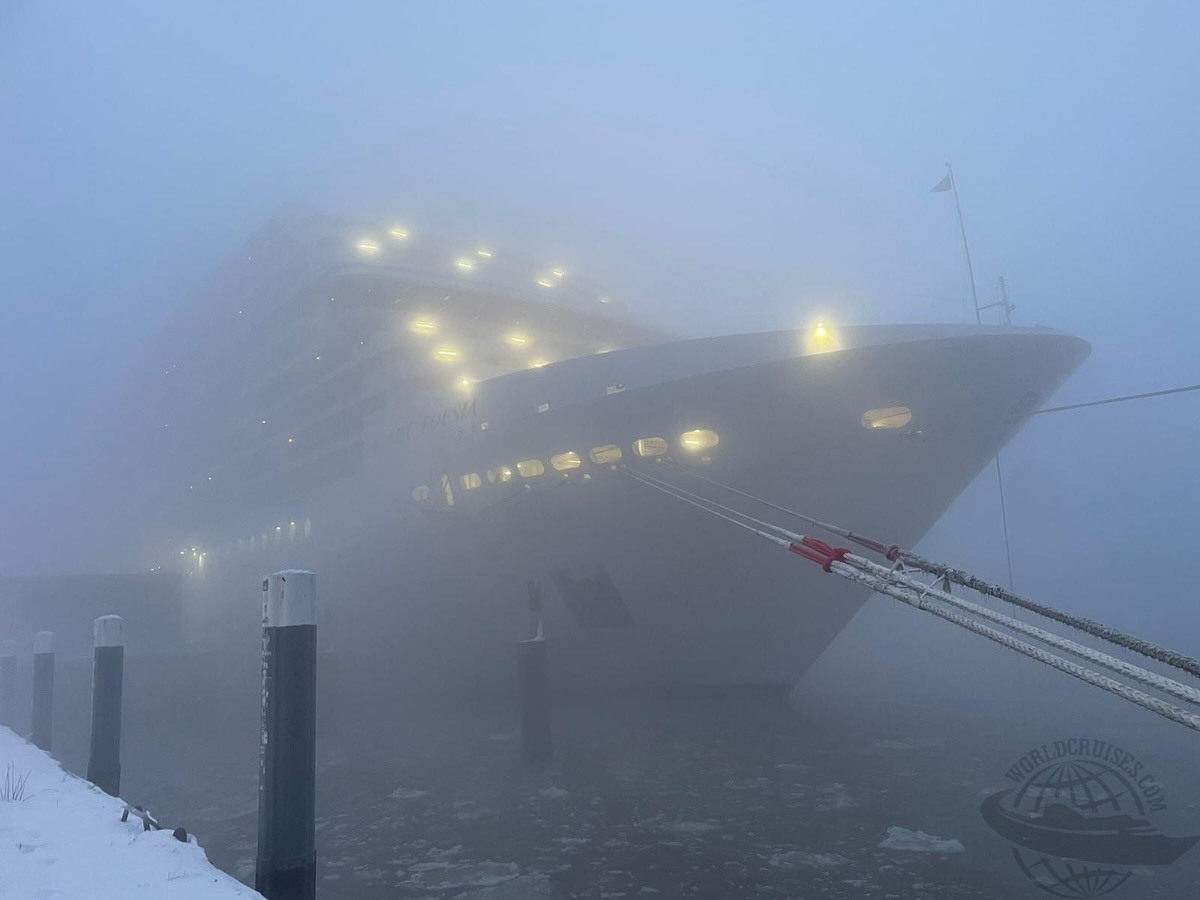 navio MSC inverno Europa