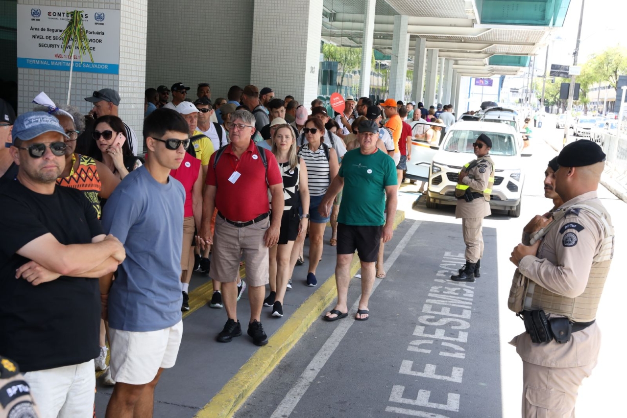 segurança cruzeiros Salvador