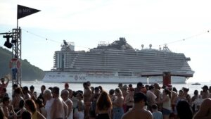 Santos Sunset navios