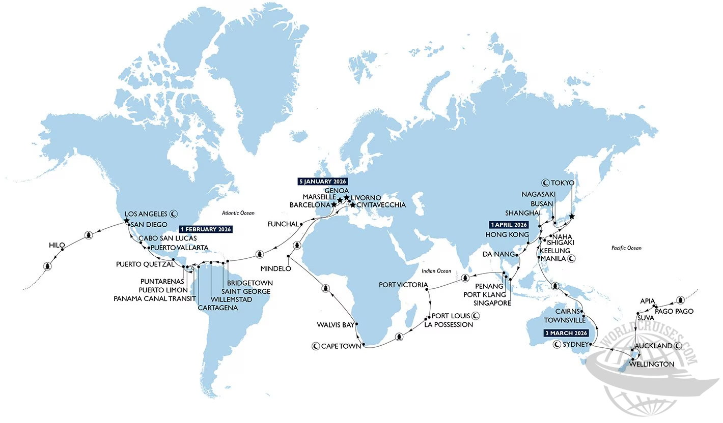 MSC World Cruise 2026